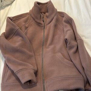 Lululemon Cozy Mauve Fleece Jacket